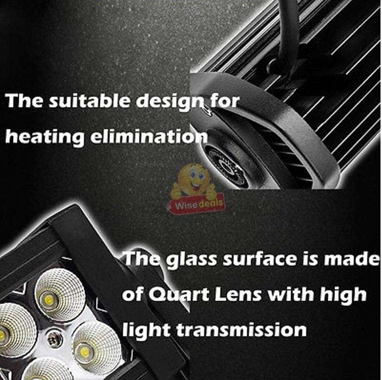 21 Super Bright 120W Spot & Floodlight Combo LED Bar Work Light, 9000 Lumens, 9-60V