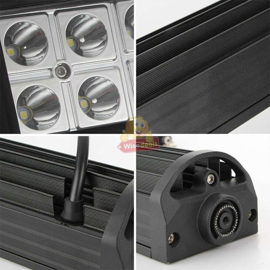 21 Super Bright 120W Spot & Floodlight Combo LED Bar Work Light, 9000 Lumens, 9-60V