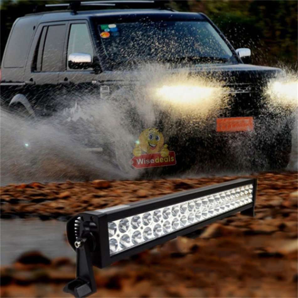21 Super Bright 120W Spot & Floodlight Combo LED Bar Work Light, 9000 Lumens, 9-60V
