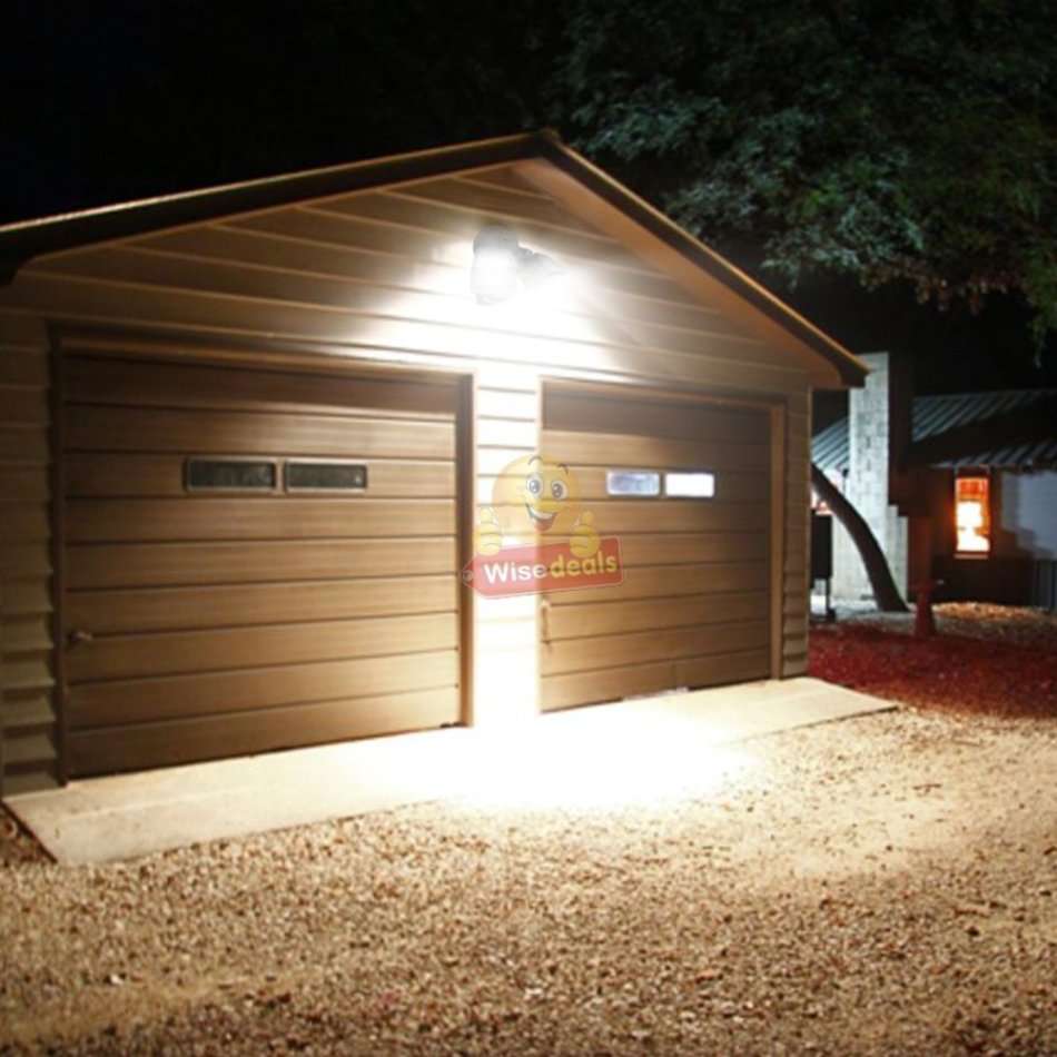 LED Solar Flood Light with 5 meter cable, Solar Panel, Bracket & Ground Stand, Day Night Sensor