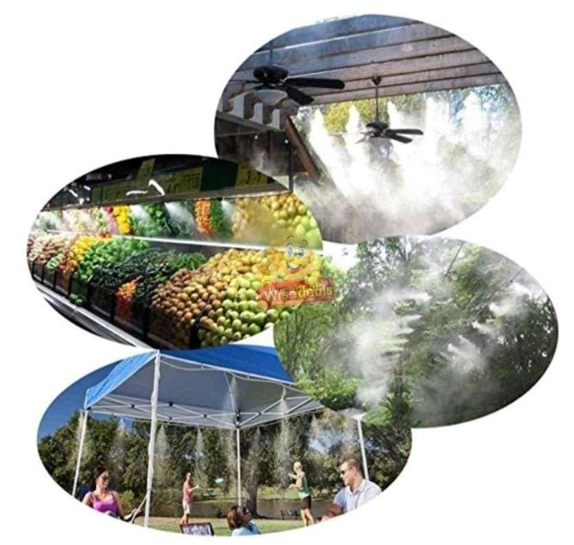 Pre-assembled Outdoor Misting / Irrigation System, Perfect for Cooling or Watering Your Plants