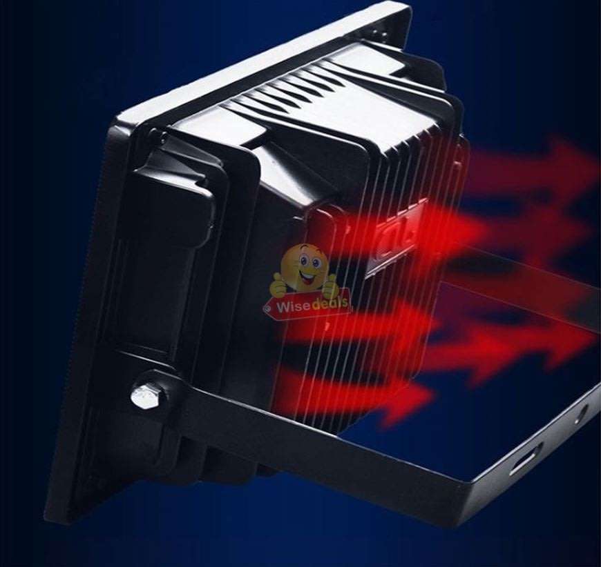 60W LED SOLAR Flood Light with Remote Control, Solar Panel, Waterproof & 1350 Lumens