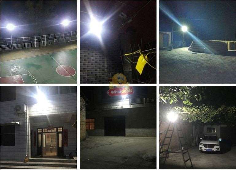 40W LED SOLAR Flood Light with Remote Control, Solar Panel, 5m Cable, Waterproof & 1050 Lumens