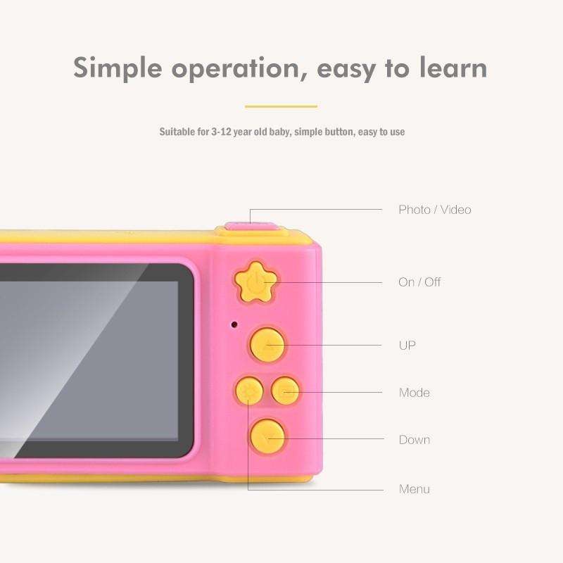 2" Kids Digital Camera  Take photos, Record Videos, Games, Microphone, Rechargeable etc