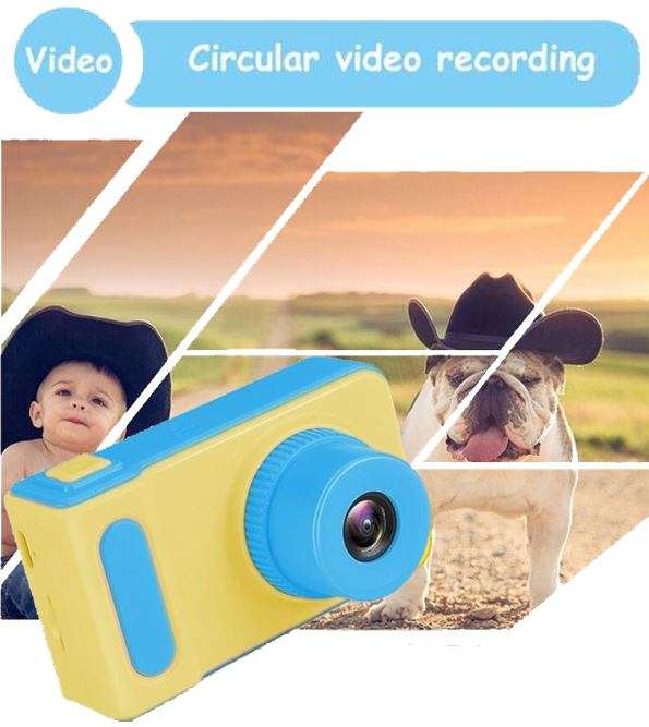 2" Kids Digital Camera  Take photos, Record Videos, Games, Microphone, Rechargeable etc