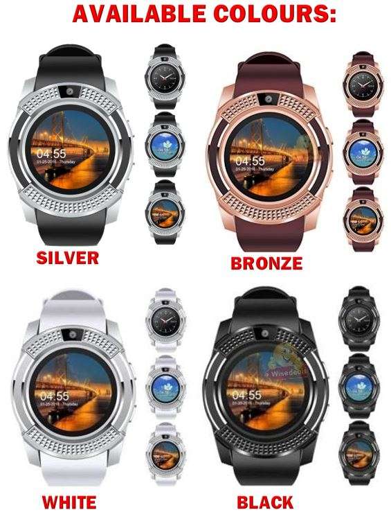 Professional Smart Watch Phone, SIM CARD, Bluetooth, Camera, Sleep Monitor, SD Card, Pedometer etc.