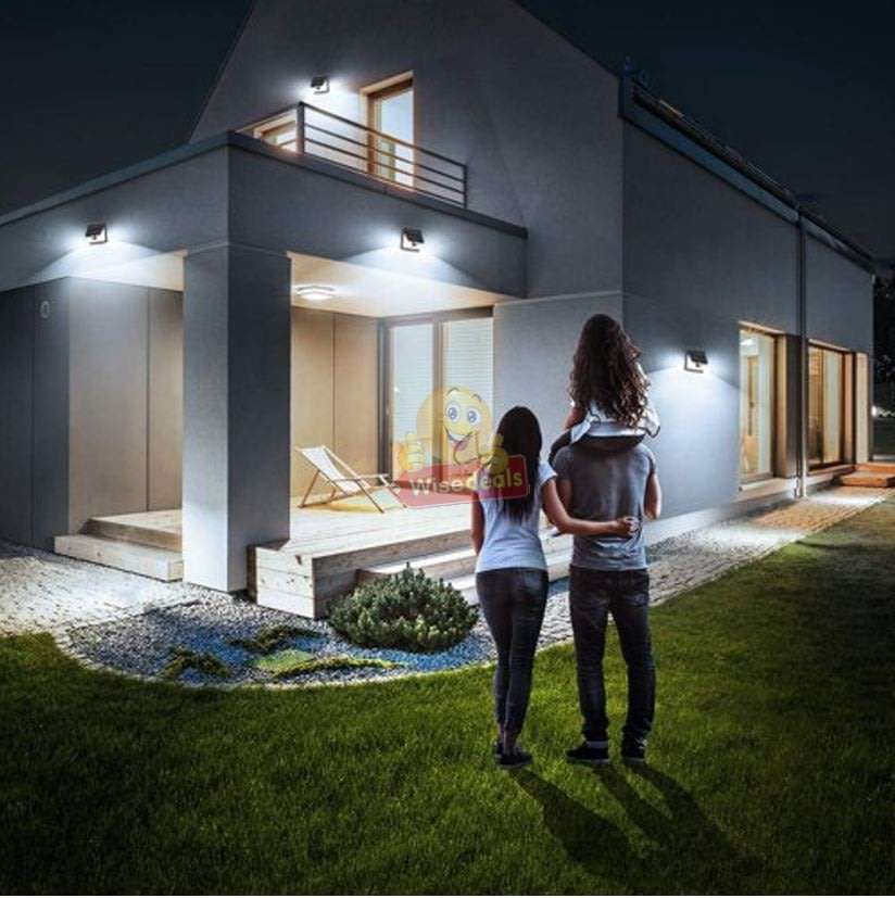 40 LED Solar Power Wall Light, PIR Motion Sensor, Waterproof, Night Sensor & Eco-friendly, 3 Modes