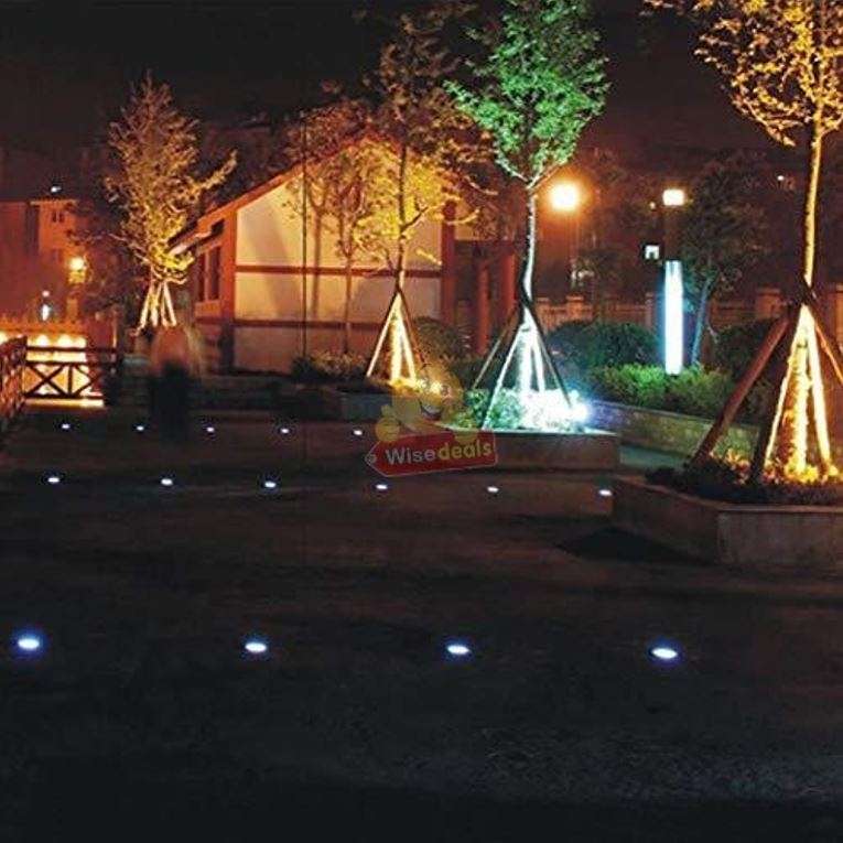 Outdoor Solar Ground Light, Waterproof, Light Sensor, Perfect for Driveway, Pathway, Garden, Patio,