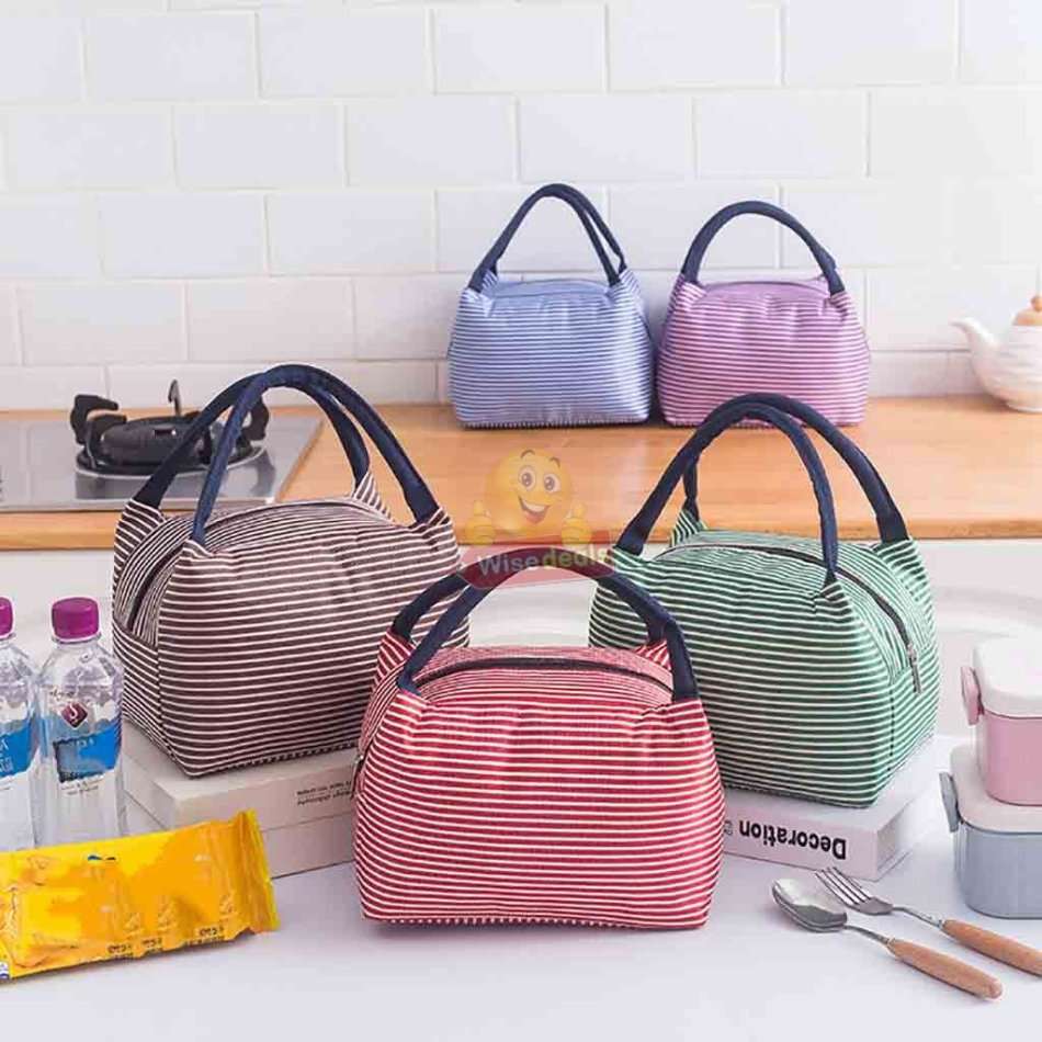 Aluminium Insulation Lining Lunch Bag, BPA Free and Keep Food Fresh for Longer