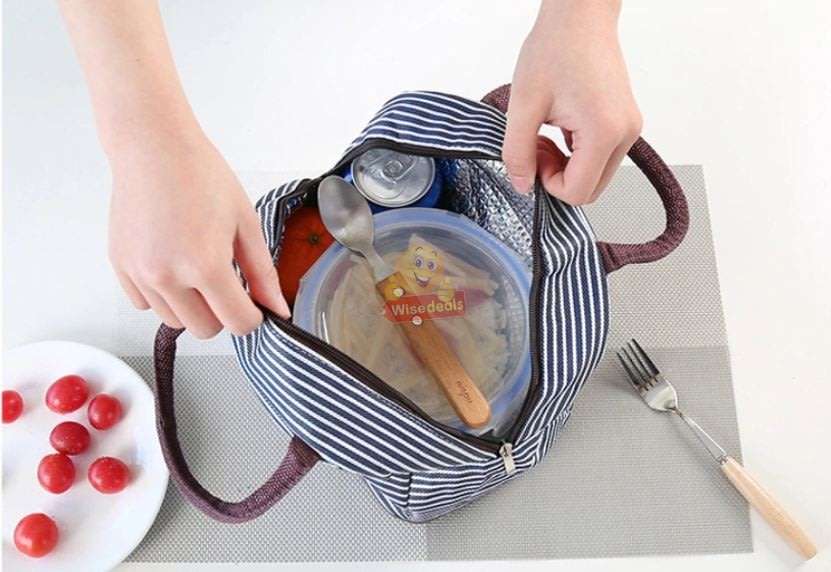 Aluminium Insulation Lining Lunch Bag, BPA Free and Keep Food Fresh for Longer