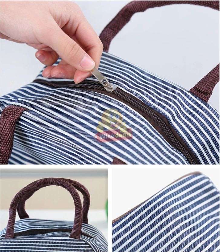 Aluminium Insulation Lining Lunch Bag, BPA Free and Keep Food Fresh for Longer