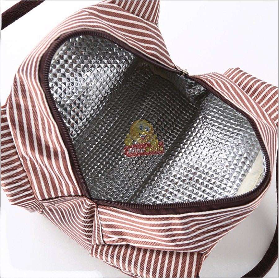 Aluminium Insulation Lining Lunch Bag, BPA Free and Keep Food Fresh for Longer