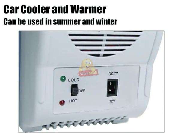7.5L 12V Cool & Warm Car Freezer, Ideal for Road Trips, Camping, Picnic and more