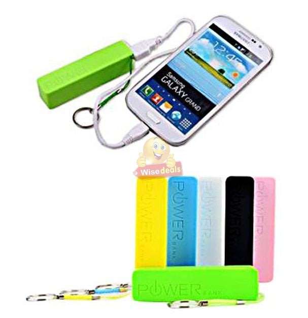 3600mAh Power Bank with Keyring and 5-in-1 Multi-Functional Cable for Charging of different Devices