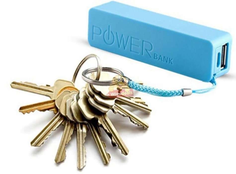 3600mAh Power Bank with Keyring and 5-in-1 Multi-Functional Cable for Charging of different Devices