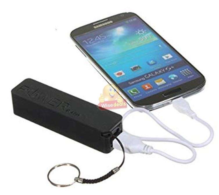 3600mAh Power Bank with Keyring and 5-in-1 Multi-Functional Cable for Charging of different Devices