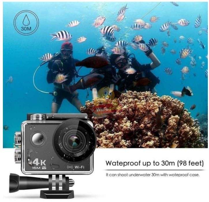 Ultra HD 4K Waterproof WIFI Sport Action Camera, 170° View, 16MP etc.