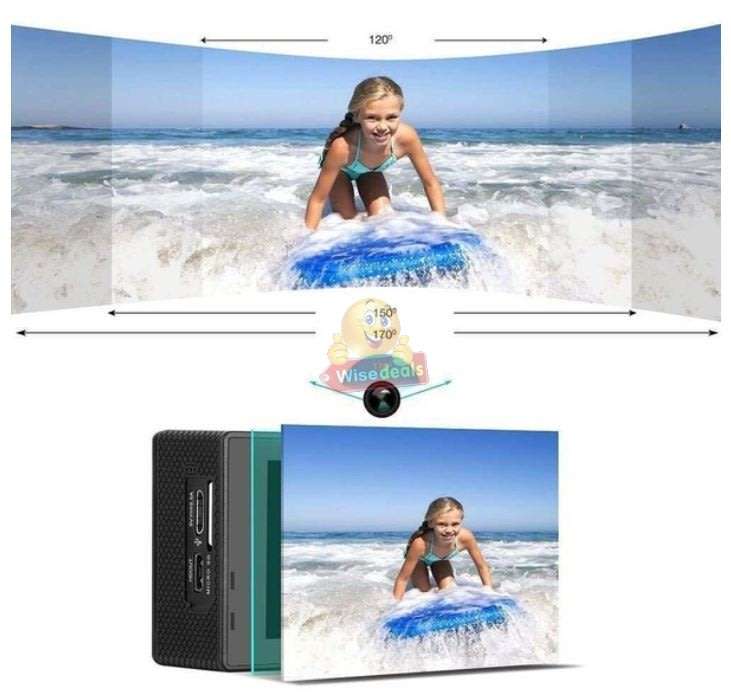 Ultra HD 4K Waterproof WIFI Sport Action Camera, 170° View, 16MP etc.