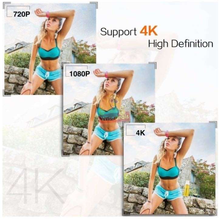 Ultra HD 4K Waterproof WIFI Sport Action Camera, 170° View, 16MP etc.