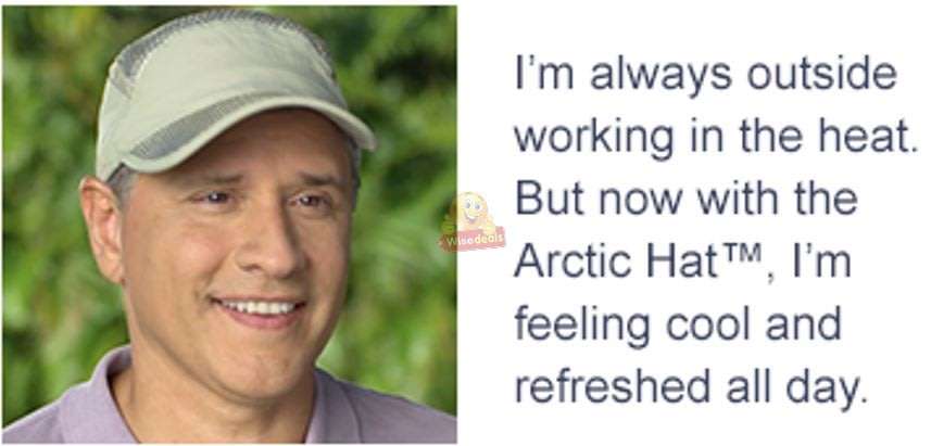 Beat the Heat with the New Arctic Cap - The Evaporative Cooling Cap with UV Protection