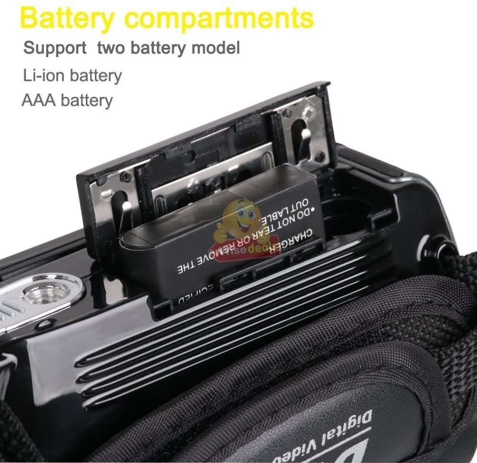 HD Digital Video Camcorder, 3.0 Inch LCD Screen, 20MP, 16X Zoom, Anti-shake, Support SD Card