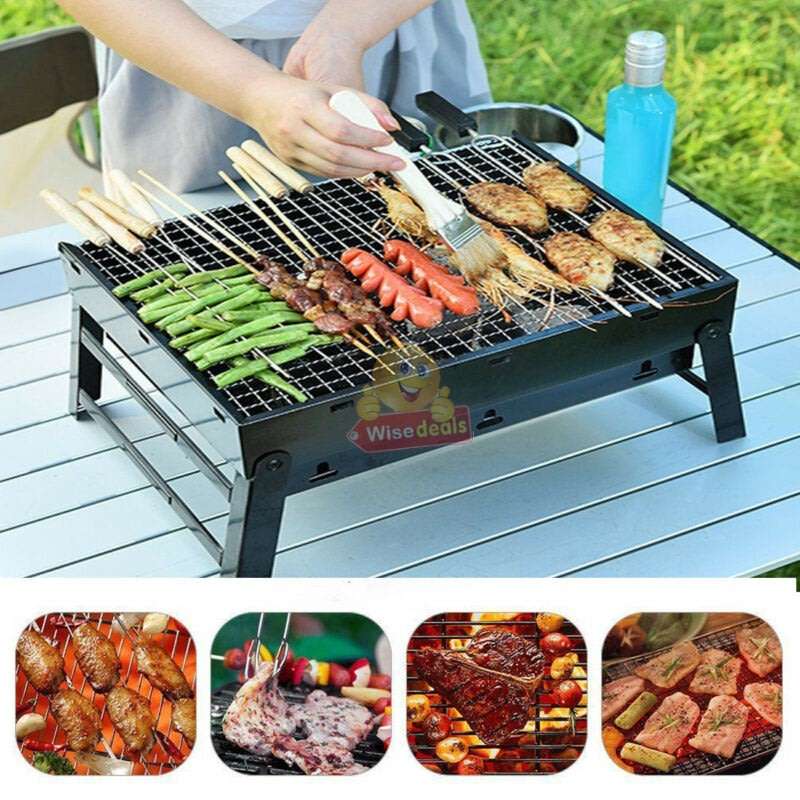 Portable BBQ Braai, Folds into a carry case, open and ready to grill in seconds