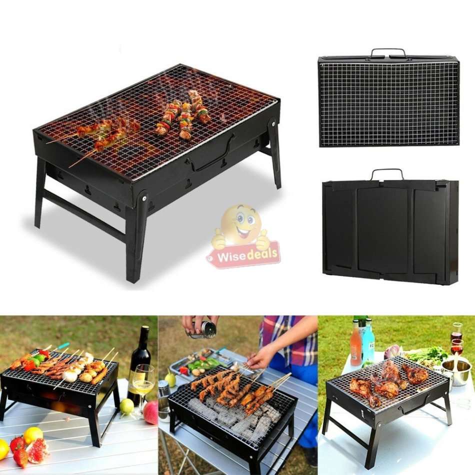 Portable BBQ Braai, Folds into a carry case, open and ready to grill in seconds
