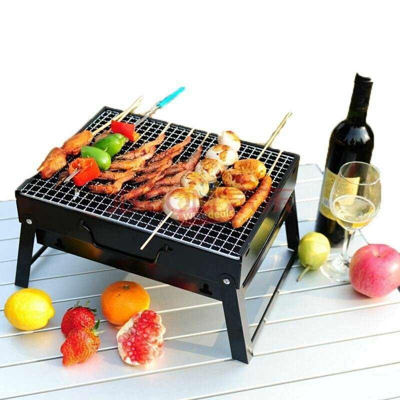 Portable BBQ Braai, Folds into a carry case, open and ready to grill in seconds