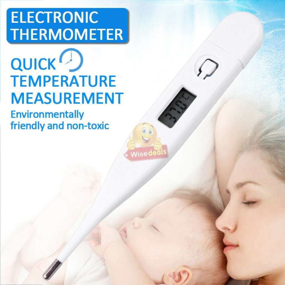Digital Thermometer  Fast & Accurate Measurement, No Mercury, Environmentally Friendly