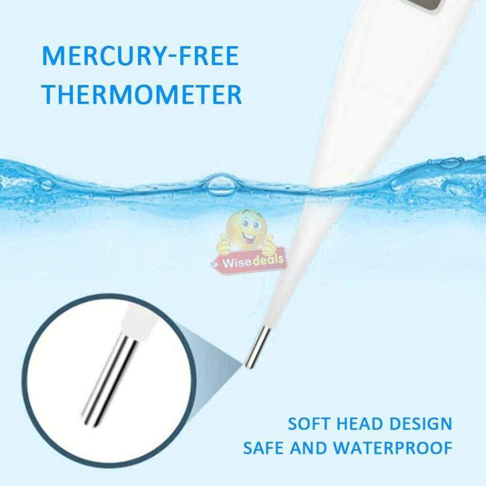 Digital Thermometer  Fast & Accurate Measurement, No Mercury, Environmentally Friendly