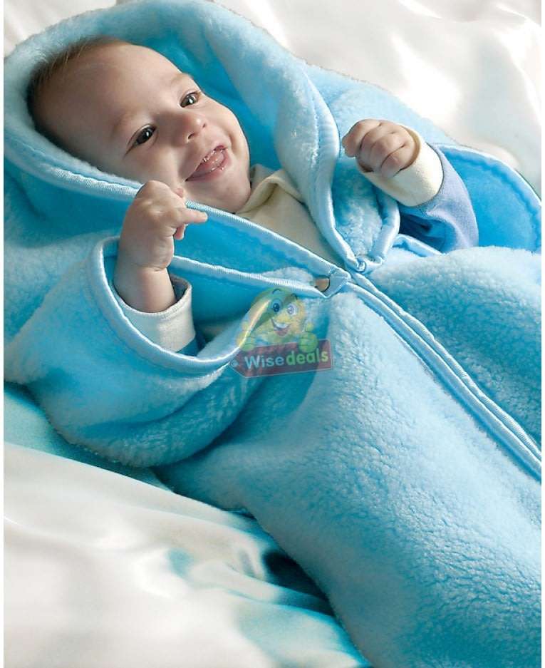 Supper Soft 3-in-1 Baby Blanket, Coat & Sleeping Bag, All in One