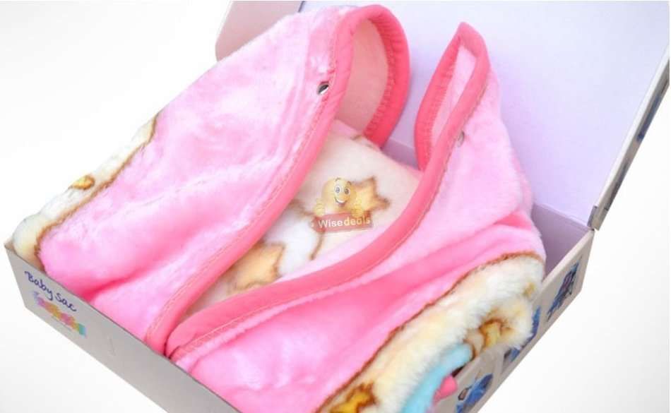 Supper Soft 3-in-1 Baby Blanket, Coat & Sleeping Bag, All in One