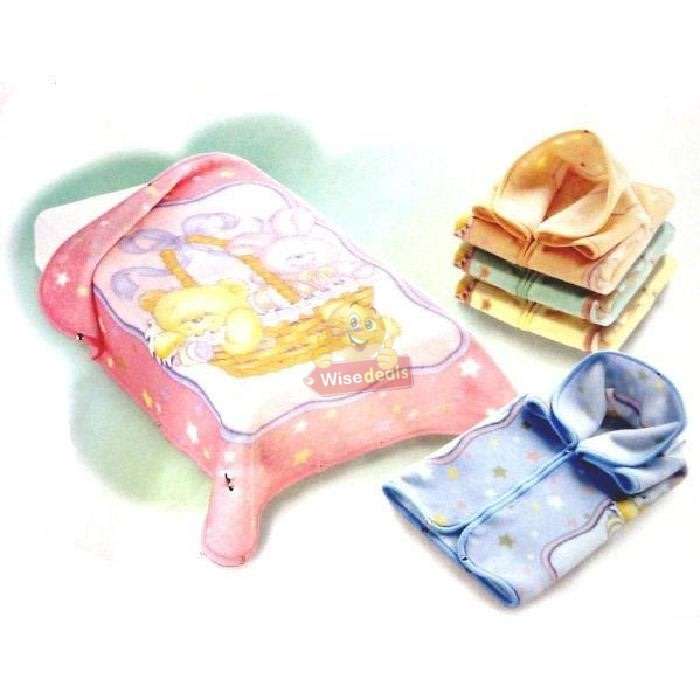 Supper Soft 3-in-1 Baby Blanket, Coat & Sleeping Bag, All in One