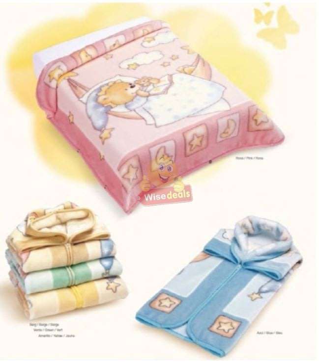 Supper Soft 3-in-1 Baby Blanket, Coat & Sleeping Bag, All in One