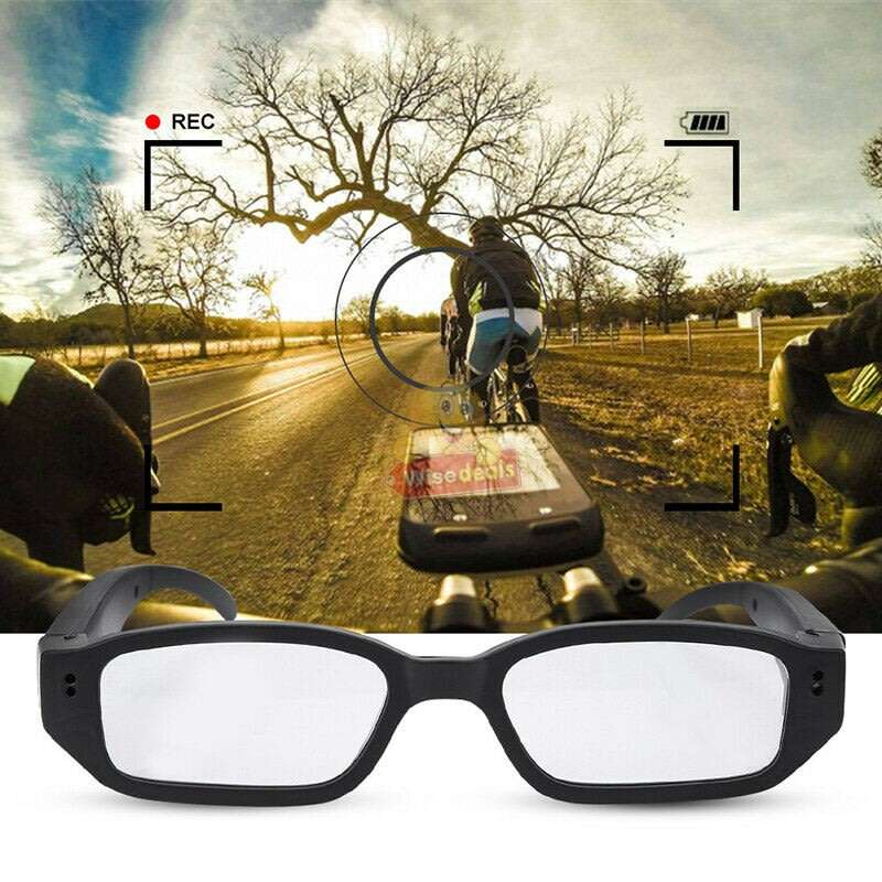 1080P HD Eyeglasses Camera, Support SD Card, Take photos or Videos