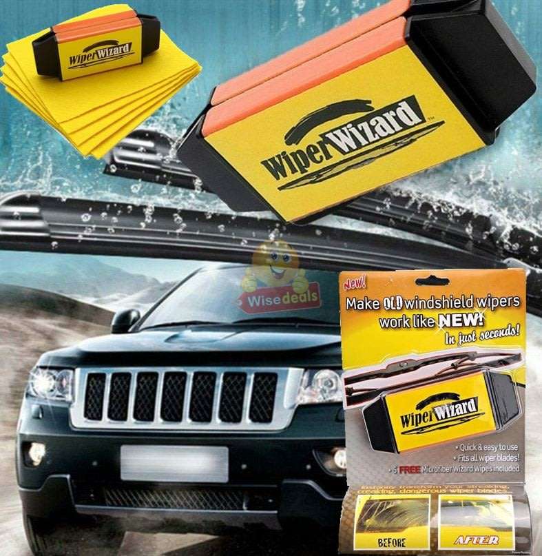 Wiper Wizard  Make OLD Windshield Wipers Work Like NEW In Just SECONDS!