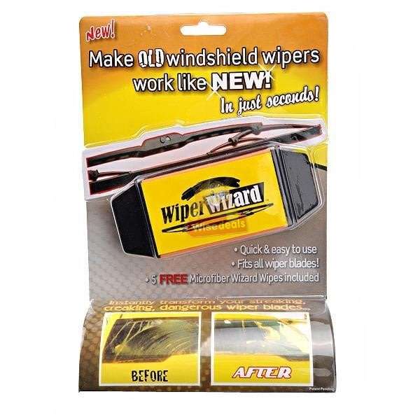 Wiper Wizard  Make OLD Windshield Wipers Work Like NEW In Just SECONDS!