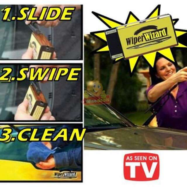 Wiper Wizard  Make OLD Windshield Wipers Work Like NEW In Just SECONDS!