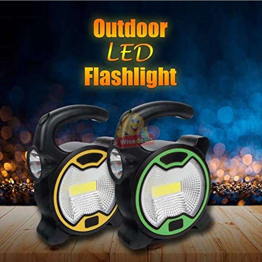 COB Flash Light with Side Light, Perfect for Camping, Maintenance, Emergency and more