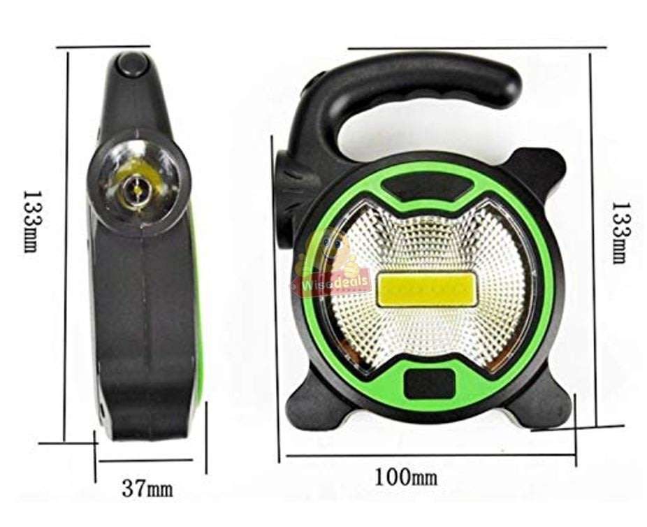 COB Flash Light with Side Light, Perfect for Camping, Maintenance, Emergency and more