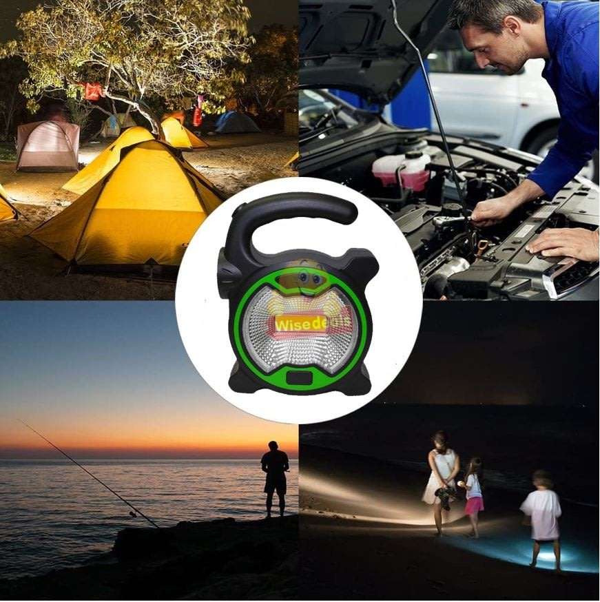 COB Flash Light with Side Light, Perfect for Camping, Maintenance, Emergency and more
