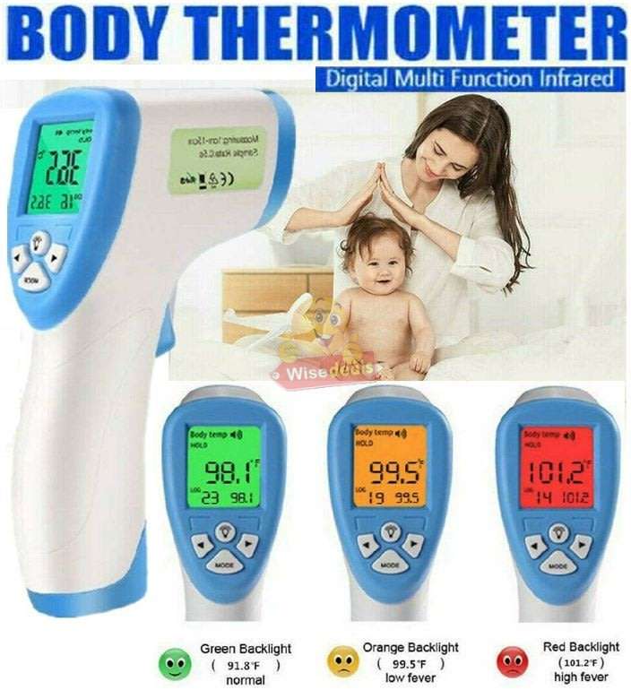 Non-Contact Infrared Digital Thermometer  One Second Rapid and Accurate Measurement