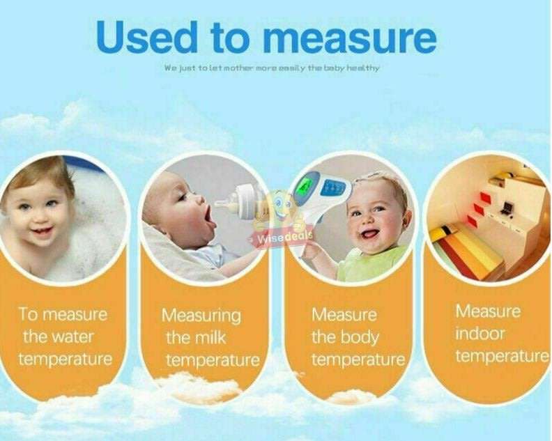 Non-Contact Infrared Digital Thermometer  One Second Rapid and Accurate Measurement