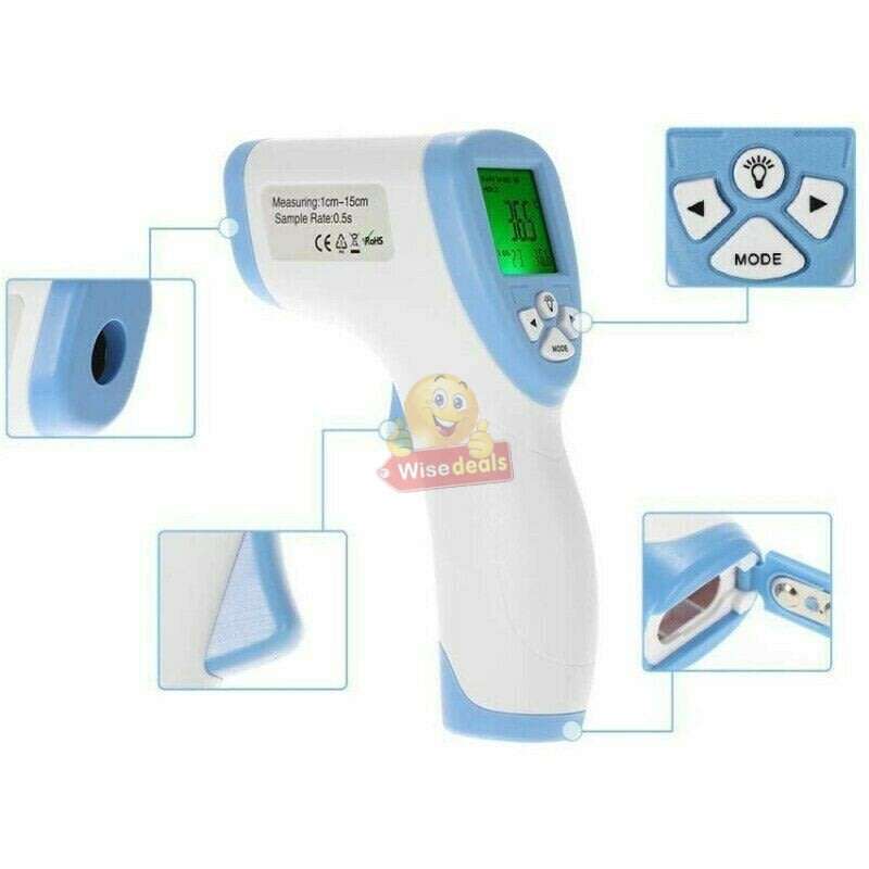 Non-Contact Infrared Digital Thermometer  One Second Rapid and Accurate Measurement