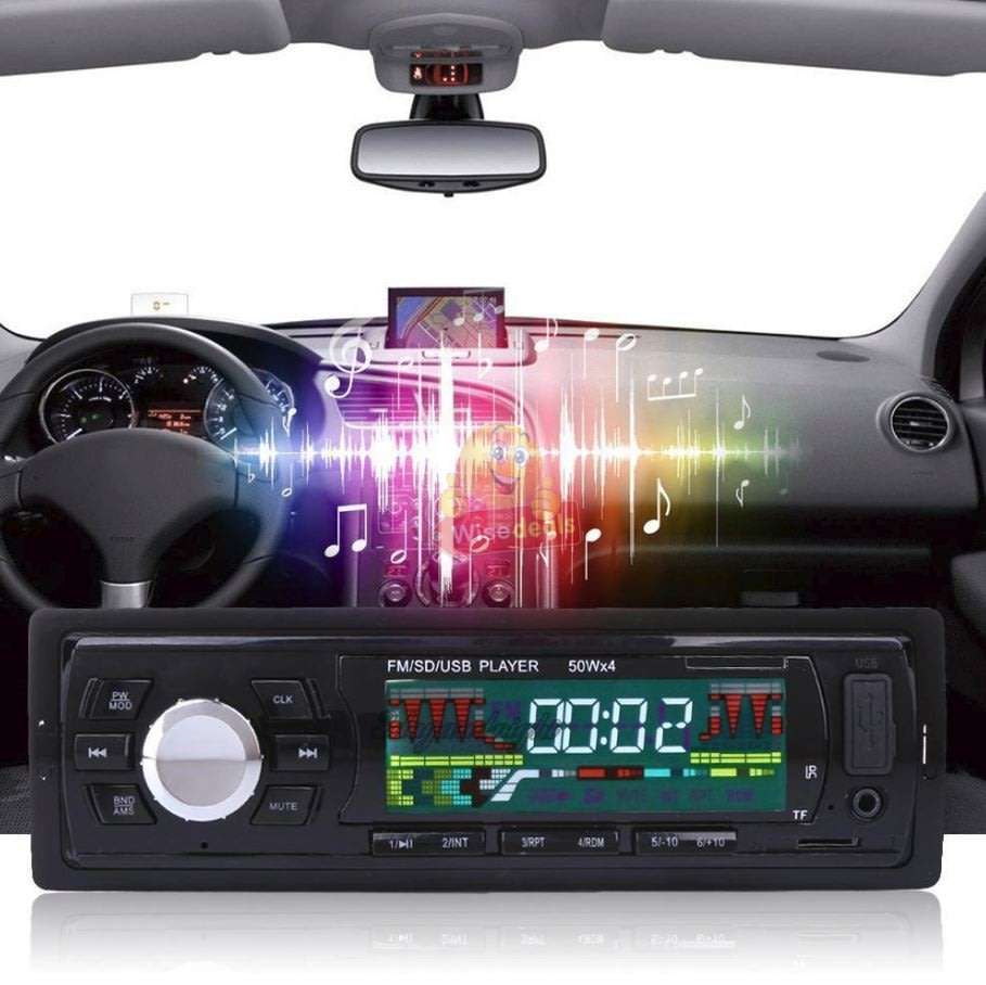 Remote Control Car Radio MP3 Player, Support FM Radio, AUX, USB, SD Card and more...