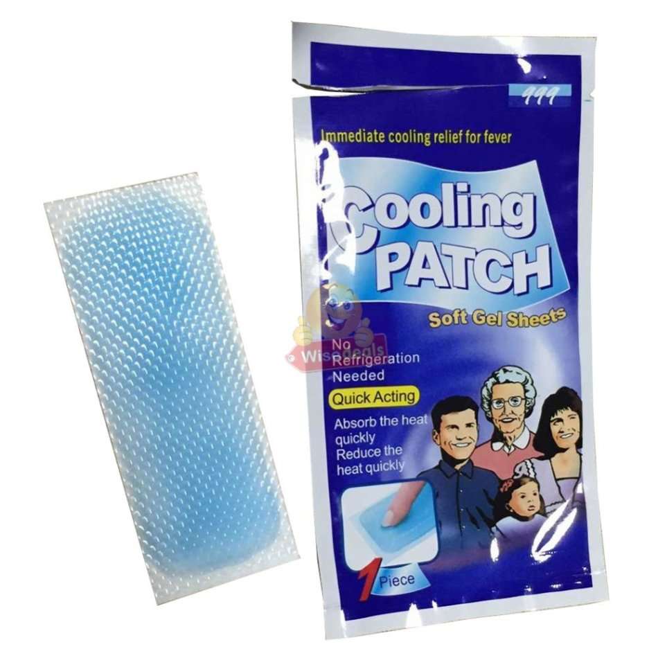 Cooling Patch  3 Pieces per pack, Quick Acting Solution against Fever, No refrigeration Needed