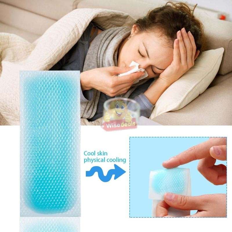 Cooling Patch  3 Pieces per pack, Quick Acting Solution against Fever, No refrigeration Needed