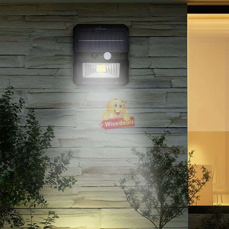 Super Bright COB & 20 LED SOLAR Wall Light with 3 Modes and 3000mAh Battery