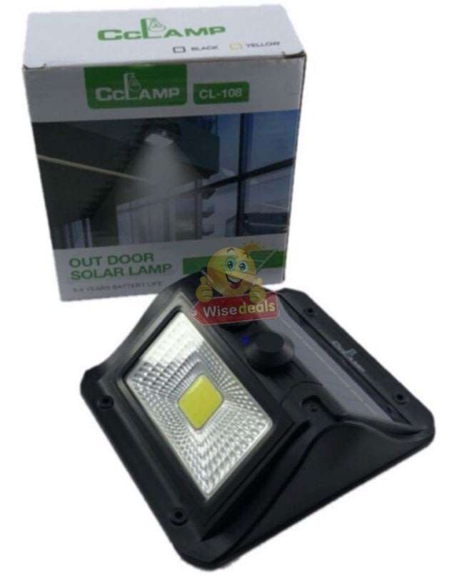 Super Bright COB & 20 LED SOLAR Wall Light with 3 Modes and 3000mAh Battery