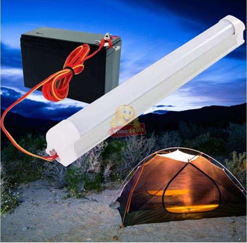 12V DC High Power LED Tube Light with Alligator Clamps